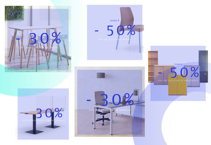 L'offre de fin d'année 30% de réduction sur le mobilier professionnel