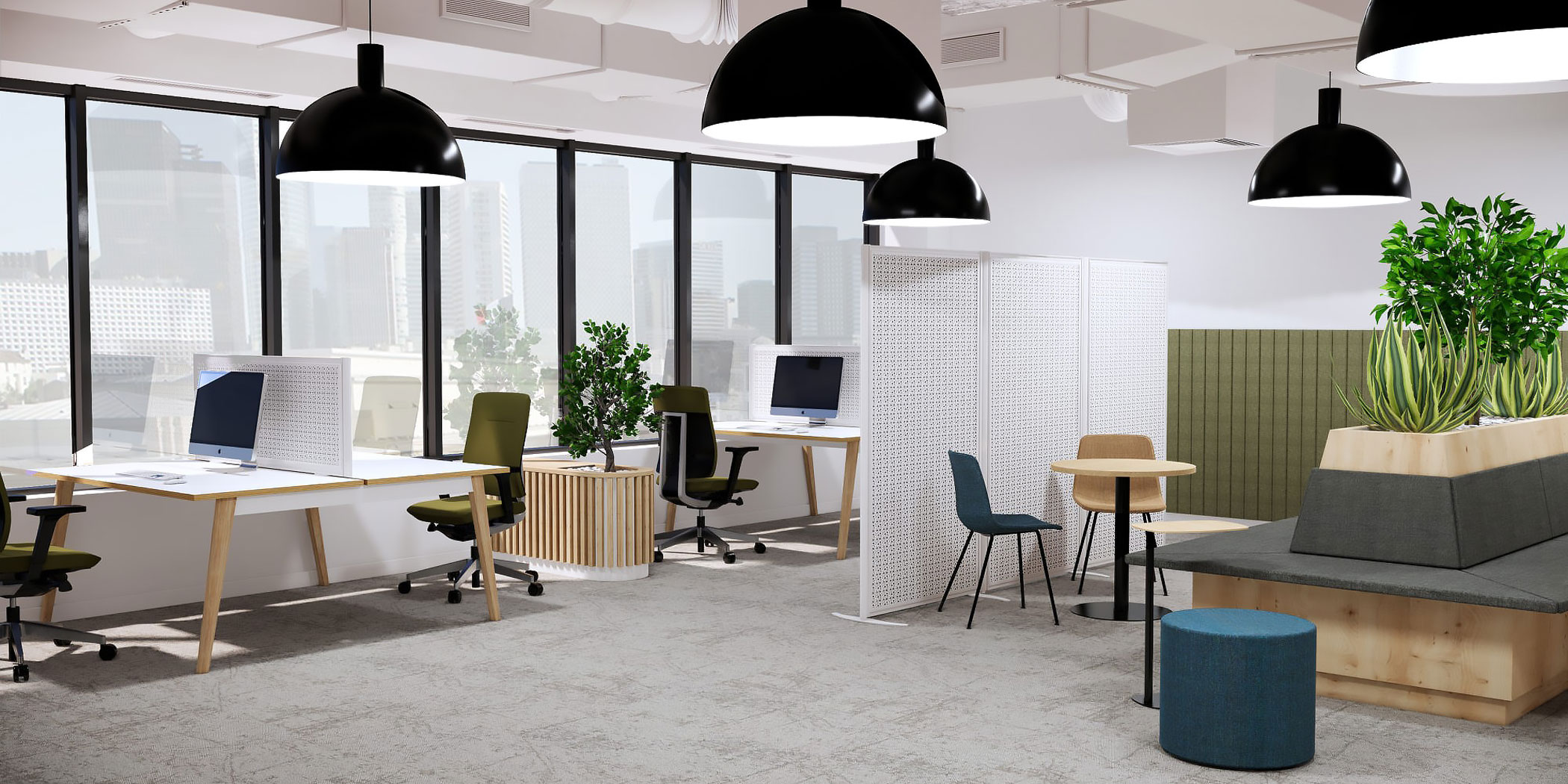 Les séparations d'espaces pour vos bureaux par Global Concept